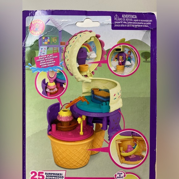 Polly Pocket Spin and Surprise Playground with Pop and Swap with 25 Suprises - Picture 2 of 4